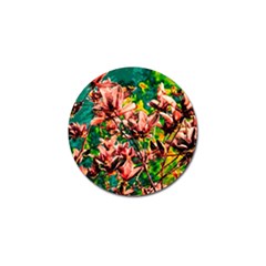 Abstract Floral Artwork Golf Ball Marker by ExtraGoodSauce