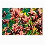 Abstract Floral Artwork Postcards 5  x 7  (Pkg of 10) Front