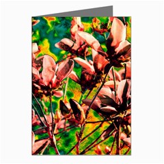 Abstract Floral Artwork Greeting Cards (pkg Of 8)