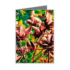 Abstract Floral Artwork Mini Greeting Card by ExtraGoodSauce