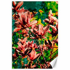 Abstract Floral Artwork Canvas 12  X 18  by ExtraGoodSauce