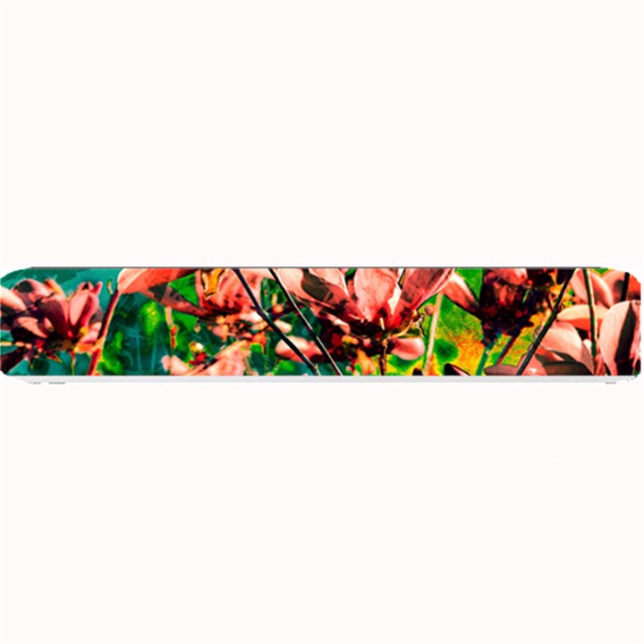 Abstract Floral Artwork Small Bar Mat