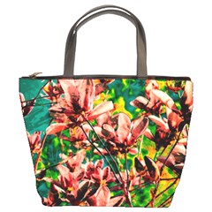 Abstract Floral Artwork Bucket Bag by ExtraAwesomeSauce