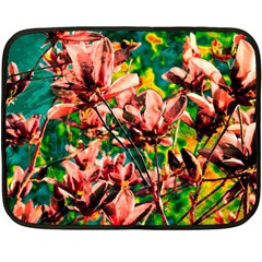 Abstract Floral Artwork Fleece Blanket (mini) by ExtraGoodSauce