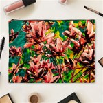 Abstract Floral Artwork Cosmetic Bag (XL) Front