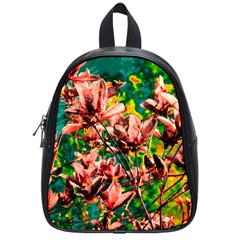 Abstract Floral Artwork School Bag (small) by ExtraGoodSauce