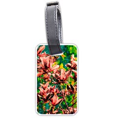 Abstract Floral Artwork Luggage Tag (one Side) by ExtraGoodSauce