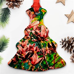 Abstract Floral Artwork Ornament (christmas Tree) 