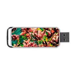 Abstract Floral Artwork Portable Usb Flash (two Sides) by ExtraAwesomeSauce