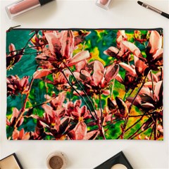 Abstract Floral Artwork Cosmetic Bag (xxxl) by ExtraGoodSauce