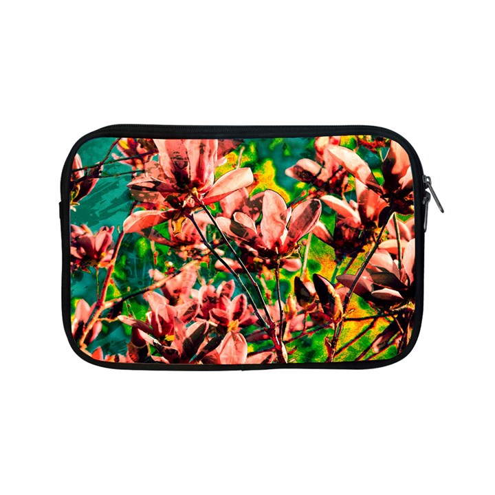 Abstract Floral Artwork Apple iPad Mini Zipper Cases