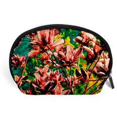 Abstract Floral Artwork Accessory Pouch (large) by ExtraAwesomeSauce