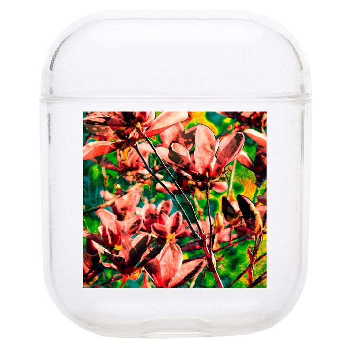 Abstract Floral Artwork Soft TPU AirPods 1/2 Case