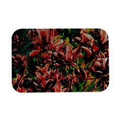 Abstract Floral Artwork Open Lid Metal Box (silver)   by ExtraGoodSauce