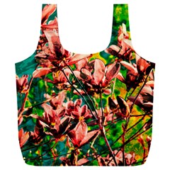 Abstract Floral Artwork Full Print Recycle Bag (xxxl) by ExtraGoodSauce