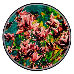 Abstract Floral Artwork Wireless Fast Charger(black) by ExtraGoodSauce