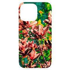 Abstract Floral Artwork Iphone 14 Pro Max Black Uv Print Case by ExtraGoodSauce