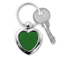 St  Patrick s Day Clovers Key Chain (heart) by ExtraGoodSauce