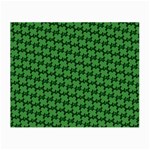 St. Patrick s Day Clovers Small Glasses Cloth (2 Sides) Front