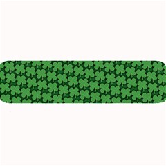 St  Patrick s Day Clovers Large Bar Mat by ExtraAwesomeSauce