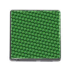 St  Patrick s Day Clovers Memory Card Reader (square 5 Slot) by ExtraAwesomeSauce