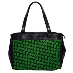 St  Patrick s Day Clovers Oversize Office Handbag by ExtraGoodSauce