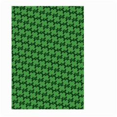 St  Patrick s Day Clovers Large Garden Flag (two Sides) by ExtraGoodSauce