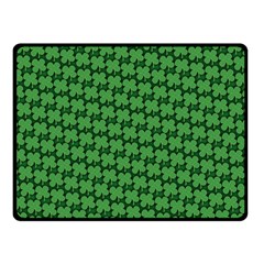 St  Patrick s Day Clovers Two Sides Fleece Blanket (small) by ExtraAwesomeSauce