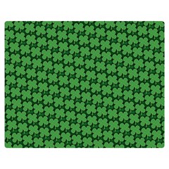 St  Patrick s Day Clovers Two Sides Premium Plush Fleece Blanket (teen Size) by ExtraGoodSauce