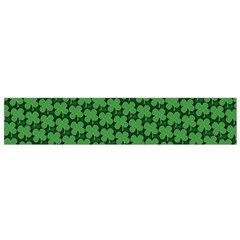 St  Patrick s Day Clovers Small Premium Plush Fleece Scarf