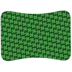 St  Patrick s Day Clovers Velour Seat Head Rest Cushion by ExtraGoodSauce