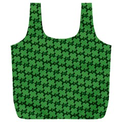 St  Patrick s Day Clovers Full Print Recycle Bag (xxl) by ExtraGoodSauce