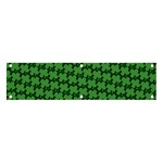 St. Patrick s Day Clovers Banner and Sign 4  x 1  Front