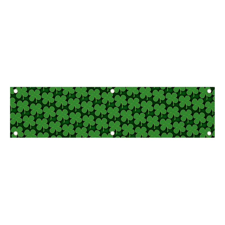 St. Patrick s Day Clovers Banner and Sign 4  x 1 