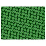 St. Patrick s Day Clovers Two Sides Premium Plush Fleece Blanket (Baby Size) 40 x30  Blanket Front