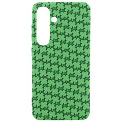 St  Patrick s Day Clovers Samsung Galaxy S24 6 2 Inch Black Tpu Uv Case by ExtraGoodSauce