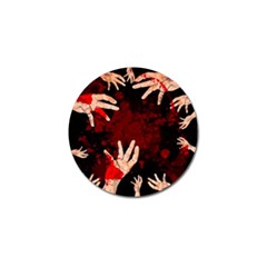 Horror Themed Bloody Hands Golf Ball Marker (10 Pack)