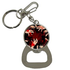 Horror Themed Bloody Hands Bottle Opener Key Chain by ExtraGoodSauce