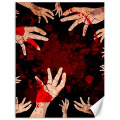 Horror Themed Bloody Hands Canvas 12  X 16  by ExtraGoodSauce