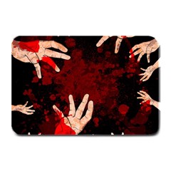 Horror Themed Bloody Hands Plate Mats by ExtraGoodSauce