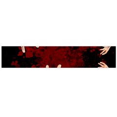 Horror Themed Bloody Hands Large Premium Plush Fleece Scarf 