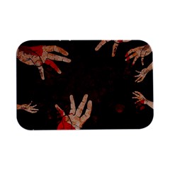 Horror Themed Bloody Hands Open Lid Metal Box (silver)   by ExtraGoodSauce