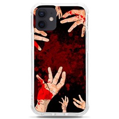 Horror Themed Bloody Hands Iphone 12 Mini Tpu Uv Print Case	 by ExtraGoodSauce