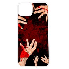 Horror Themed Bloody Hands Iphone 15 Tpu Uv Print Case by ExtraGoodSauce