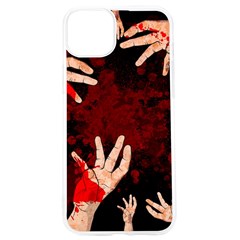 Horror Themed Bloody Hands Iphone 15 Pro Tpu Uv Print Case by ExtraGoodSauce