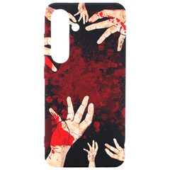 Horror Themed Bloody Hands Samsung Galaxy S24 6 2 Inch Black Tpu Uv Case by ExtraGoodSauce