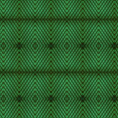 Green Diamond Grid Pattern Play Mat (square) by ExtraGoodSauce