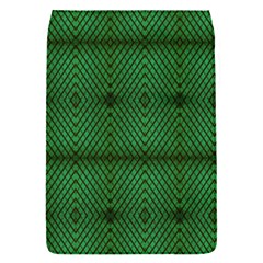 Green Diamond Grid Pattern Removable Flap Cover (S)