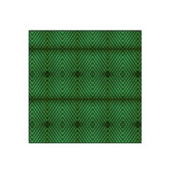 Green Diamond Grid Pattern Satin Bandana Scarf 22  x 22 