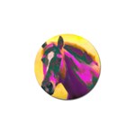 Vibrant Abstract Equine Art Golf Ball Marker (10 pack) Front